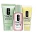 Clinique 3 Step Travel Size Set For Combination Oily To Oily Skin Liquid Facial Soap Oily Skin Clarifying Lotion Skin Type 3 Dramatically Different Moisturizing Gel