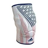 adidas Men s Wrestling Reversible Knee Pad (Medium White/Flag)