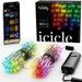 Twinkly Icicle App-Controlled Smart 190 Multicolor RGB LED Christmas Lights
