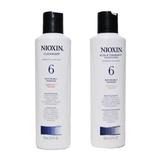 Nioxin System 6 Cleanser And Scalp Therapy Duo Set 5.07 Oz Each