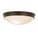Access Lighting - Atom-Flush Mount in Transitional Style-10.5 Inches Wide by 3.5