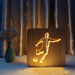 Butterfly Led Night Light Solid Wood Low Energy Used Button Switch Soft Warm Light Creative Friends Gift Bedroom Home Decoration.