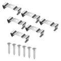 Uxcell Fluorescent Tube Light Fixture Screws Lamp Bracket Holder T8 U Clip Kit 10 Pack