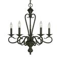 515-BG-Millennium Lighting-Devonshire - 5 Light Chandelier-24.5 Inches Tall and 22.5 Inches Wide -Traditional Installation