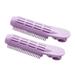 2pcs Hair Roots Fluffy Curlers Clip Hair Curler Twist DIY Tool (Purple)