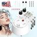 UNOISETION 3-1 Mini Diamond Microdermabrasion Dermabrasion Facial Vacuum Spray Peel Machine White