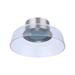 Craftmade 55181-Led Centric 13 Wide Led Flush Mount Ceiling Fixture - Nickel