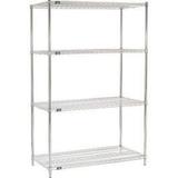 Nexel ESD Wire Shelving Starter - 5 Tier - 36 W x 24 D x 63 H