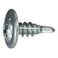 #8-18 x 1/2 Zinc Plated Steel Modified Phillips Truss Head Self-Drilling Screws SSMTS-056