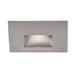 Wac Lighting Wl-Led100 Ledme 5 Wide Led Step And Wall Light - Stainless Steel / Blue Lens