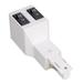 WAC Lighting W 2 Circuit Surface Mount 10A 120V Current Limiter Live End Left Platinum