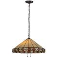 Meyda Tiffany 144964 Arizona 2 Light 20 Wide Hand-Crafted Pendant - MultiColor