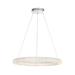 Round Chandelier 1 Light 27 Inches Wide By 2.5 Inches High Eurofase Lighting 34153-017