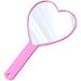 Heart-Shaped Handheld Mirrors Travel Makeup Mirrors Mini Cosmetic Mirror with Handle Small Heart Mirrors Decorative Hand Held Mirror for Women Girls Valentine s Day