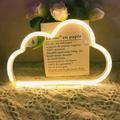 Neon Lights LED Cloud Signs Wall Light Room Decor Night Lights Battery or USB Powered Cloud Wall Lights for Bar Party Wedding Children Baby Bedroom Decoration