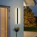 Modern LED Sconce Line Design Wall Light Hallway Garden Wall Fixtures Waterproof Modern Acrylic LED Light Wall Sconce Lamp Lighting Fixture Indoor/Outdoor Decor Acrylic Wall Lamp Outdoor