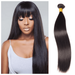 Ustar Affordable 100% Human Hair Straight One Bundle 10 -30 inch Natural BLACK 12