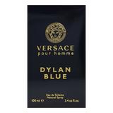 Dylan Blue by Versace Pour Homme Eau de Toilette Spray 3.4 oz (Pack of 2)