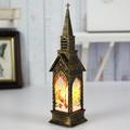 Christmas LED Lantern Battery Operated Vintage LED Lantern Indoor Lanterns Decorative Candle Lamp Seasonal Decorations for Christmas Home Living Room Bedside Tabletop Night Light