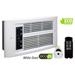 King Electric PX Eco2S 1750W / 240V Electric Wall Heater White Dove