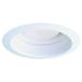 Halo White 6 in. W Metal CFL Trim Baffle