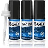 Rogaine Men s Extra Strength 5% Minoxidil Topical Solution for Hair Loss and Regrowth Treatment for Thinning Hair 3 Month Supply Unscented 2 Fl Oz Pack of 3