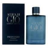 Acqua Di Gio Profondo by Giorgio Armani 4.2 oz Eau De Parfum Spray for Men