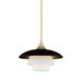 Hudson Valley Lighting 1010 Barron 1 Light 8 Wide Mini Pendant - Black