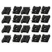 Unique Bargains 20pcs Spring Steel Speed Fastener U Nut Clip Black for M5 / ST4.8 Screw Bolt