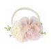 Thin Large Hair Ties Children s Simulated Flower Hair Circle Wind Flower Headband Simple And Fresh Children s Hair Rope Hair Circle Bow Elastics Hair Ties Stretchy Rubber Hair Elastic Organizer Ring