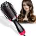 Hair Dryer Brush 4 in 1 Hot Air Brush Styler and Dryer Hair Dryer & Volumizer Hair Dryer Comb Salon Hair Straightener Negative Ion Ceramic Electric Blow Dryer for All Hair Anti-Scald