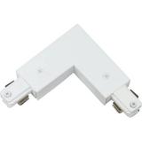 Volume Lighting V2754 L-Connector For 2 Circuit Line Voltage And Track Systems - White