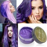 Produes Professional Dynamic Modeling Hair Wax Makeup 5 Colors Hair Dye Wax Hair Color One-time Molding Paste Gray White Color Hair Wax