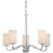 Nuvo Hanging Fixture 5L White Glass Nickel 60-5805