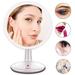 Rechargeable Lighted Makeup Mirror TOUCHBEAUTY TB-1677 LED Lighted Vanity Mirror with Lights TB1677 Dimmable 90 Degree Rotation Touch Screen Light Up Mirror for Travel Portable Cosmetic Mirror