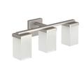 Moen YB8863BN 90 Degree 3 Light Vanity Bathroom Light Fixture Brushed Nickel