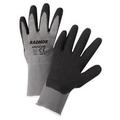 Radnor X-Large 13 Gauge Blue Latex Palm Coated Work Gloves With Black Nylon Knit Liner And Knit Wrist - 12 Pairs/Dozen (6 Dozen)