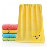 GOODLY Small Cotton Bath Towels Face Towels Hand Hair Bath Baby Kids Towel Beach Embroidered Towel 1pcs