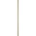 2999BNB-Kichler Lighting-Accessory - 12 x 0.5 Inch Stem-Brushed Natural Brass Finish
