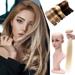 MY-LADY 8PCS 100% Human Clip In Hair Extensions Human Hair Double Weft Brazilian Hair Remy Hair Full Head Silky Straight 18inch #12 Golden Brown