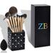 ZB Professional Makeup Luxury Brushes Set with Brush Holder 13Pcs