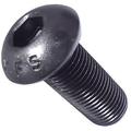 Socket Button Head Cap Screw 4-40 x 1 1/4 Alloy Steel Black Oxide Hex Socket (Quantity: 100)