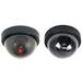 D-GROEE 2Pcs Fake Security Camera - Dummy Security Camera CCTV Dome Surveillance with Flashing Red LED Light for Home Business Indoor Outdoor