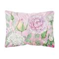 Carolines Treasures BB7447PW1216 Rose Garden Canvas Fabric Decorative Pillow 12H x16W multicolor