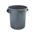 Round Brute Container Plastic 10 gal Gray 2610 GRA