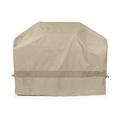 Covermates Grill Cover â€“ Weather Resistant Polyester Adjustable Drawcord Mesh Vent Grill and Heating-Khaki