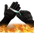 Oven Gloves 1472Â°F Heat Resistant Gloves Cut-Resistant Grill Gloves Non-Slip Silicone BBQ Gloves Kitchen Safe Cooking Gloves for Men Oven Mitts Smoker Barbecue Grilling (Oven Gloves)