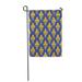 LADDKE Blue and Yellow Vintage Classical French Royal Ornate Fleur Garden Flag Decorative Flag House Banner 28x40 inch