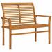 Dcenta Garden Bench with Teak Wood Patio Porch Chair Wooden Outdoor Bench for Backyard Balcony Park Lawn Furniture 44.1 x 21.7 x 37 Inches (W x D x H)