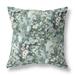 HomeRoots 414576 16 in. Springtime Indoor & Outdoor Throw Pillow Dark Green & Grey